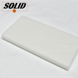 Calacatta 디자이너 화이트 컬러 수지 스톤 솔리드 표면 6mm <span class=keywords><strong>12mm</strong></span> 30mm 아크릴 솔리드 표면 시트 화장대 상단 용 슬래브 - Product Image 5