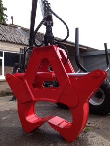 Petit séparateur de bûches hydraulique pour pelle à bois grappin grume avec pompe à moteur pour usage domestique et industries de vente au détail - Product Image 4