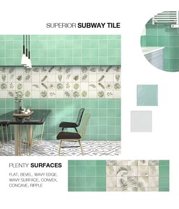 Carreaux de mosaïque en céramique brillante 10x10, 300x300, décoration murale, <span class=keywords><strong>carrelage</strong></span> artisanal en mosaïque - Product Image 4