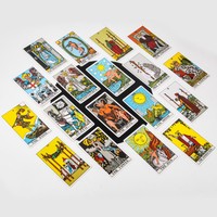 Conception personnalisée en gros d'usine Impression de cartes de tarot avec guide