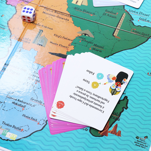 Juego de Mesa de <span class=keywords><strong>Mapa</strong></span> de Cartón con Impresión Colorida Personalizada de Fábrica Directa, Ecológico y Reciclable para la Familia con Caja de Regalo - Product Image 1