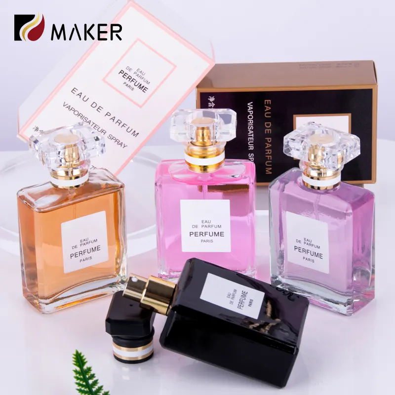 Factory Outlet Custom Logo Color Luxury 50 ml 30ml 50ml 100ml Glass Empty Square Perfume Bottle With Reply Very Quickly For Sale