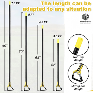 <span class=keywords><strong>Houe</strong></span> <span class=keywords><strong>oscillante</strong></span> Scuffle Hoe avec boucle d'attache, idéale pour les mauvaises herbes dans les jardins potagers et arrière-cour - Product Image 2