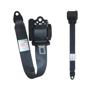 Cinturones de Seguridad de 3 Puntos de Calidad Premium al por Mayor con Extensor Metálico de Poliéster - Product Image 2
