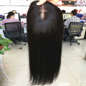 Toutes les tailles et variétés de pièces de cheveux pour femmes Remy Human Hair Toupee Silk Base Topper - Product Image 5