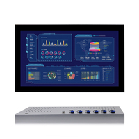 PC industriel embarqué OEM 21,5 pouces, 12e génération I3 I5 I7 DDR5, étanche IP69K, large plage de températures