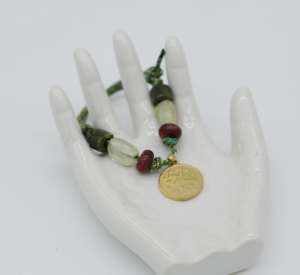 गैंडा कुत्ते बिल्ली कॉलर मोती हार सेट समायोज्य गर्दन स्ट्रैप क्रिस्टल प्यारा मोती कुत्ता कॉलर - Product Image 4