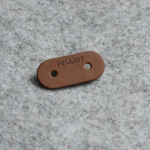 Etiquetas Rectangulares de Cuero <span class=keywords><strong>PU</strong></span> Lavables y Ecológicas con Orificios para Manualidades en Prendas, Bolsos, Zapatos, Apliques y Etiquetas en Relieve - Product Image 2