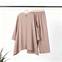 Abaya musulmane Slim Fit à manches longues en polyester respirant ODM/OEM pour femmes grande taille printemps/été en Malaisie