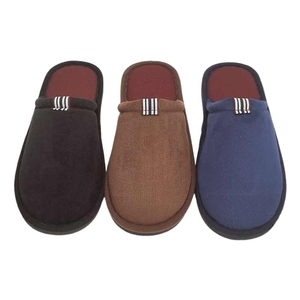 Zapatillas de Casa de invierno coloridas personalizadas de fondo suave gris oscuro para hombre de felpa esponjosa interior de piel supersuave - Product Image 2