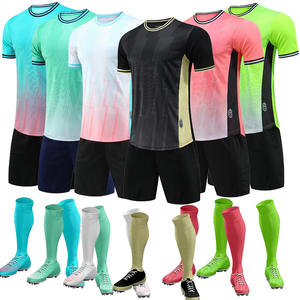 High Quality Customized OEM Service Winter Football Club Shirt Professional Soccer Uniform Sets 100% Polyester Waterproof Short - Product Image 1