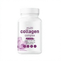 Capsules de collagène en gros en stock, transfrontalières, les plus vendues, pour adolescents, améliorent la densité osseuse, 240 capsules, complément alimentaire
