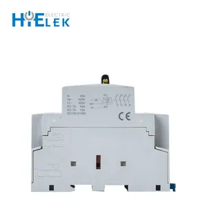 48v Contactor 12V DC Contactor 48V HiELEK 4 Pole Manual Modular Contactor AC Contactor Magnetic Starter