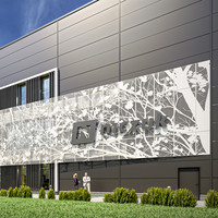 Edificios Metálicos Prefabricados de Diseño Moderno, Estructura de Acero, Gimnasio, Nave Industrial, Oficina, Edificio Comercial para Canadá