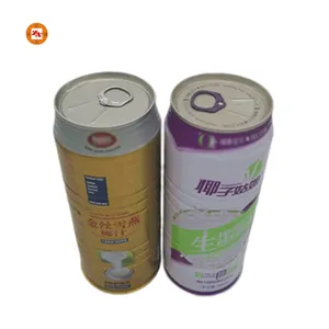 印刷されたブリキ缶カスタムココナッツミルクジュースドリンク金属缶960ml包装ブリキ缶サプライヤー