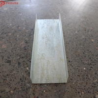 Machine à profilés en acier léger pour rails en U et cornières de plafond, alimentée par une bobine sans arrêt de la part entière de la ligne