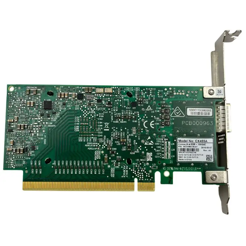 MCX455A-ECAT/MCX456A-ECAT/ MCX515A-CCAT / محولات شبكات بطاقة شبكة خادم vpi من mellanox connectx-4