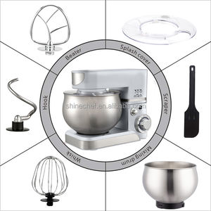 Batidora Digital para cocina, mezclador <span class=keywords><strong>de</strong></span> huevos con pantalla táctil LED, 5L, 1000W, procesador <span class=keywords><strong>de</strong></span> alimentos - Product Image 6