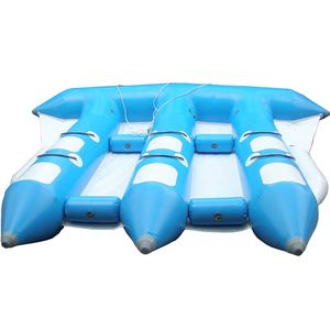 Jeux aquatiques gonflables de haute qualité, bateau banane pour <span class=keywords><strong>6</strong></span> personnes, en vente - Product Image 5