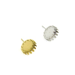 Stainless Steel Earring <b>Posts</b> <b>Round</b> Basin Base For Earring Making DIY Jewelry Accessories Gold And Silver Color - Product Image 4