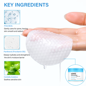 Pads Tonifiants Exfoliants AHA Apaisants et Rafraîchissants pour Affiner les Pores, Réduisent les Points Noirs et l'Excès de Sébum, Marque Privée - Product Image 6