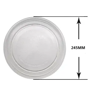 Generic 9.6 Inch Microwave Plate Spare Microwave Dish Durable