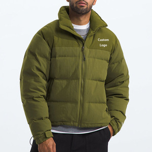 Chaqueta acolchada de invierno de talla grande para mujer, <span class=keywords><strong>abrigo</strong></span> de plumón de algodón con cara de prendas de vestir del Norte con logotipo personalizado de alta calidad - Product Image 1