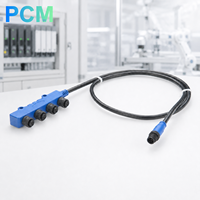 Câble M12 Micro-Change 5 broches 4 ports MPIS Box 1 mâle vers 4 femelles pour NMEA2000 N2K CAN Bus CANopen DeviceNet Capteur Actionneur