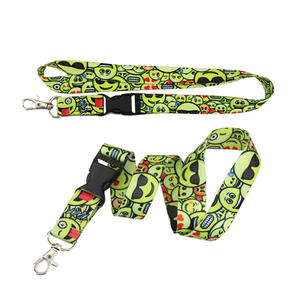 Reakaway djustable ublimation or olor olyester anyanyard OGO atin ARD older Eck ibbon anyard Trap - Product Image 2