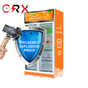 Máquina expendedora inteligente de nevera de nuevo estilo Máquina Expendedora de bebidas mixtas refrigeradas de dos puertas - Product Image 4