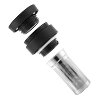 Bouteille d'eau multifonctionnelle en acier inoxydable à double paroi Flacon à thé en acier inoxydable