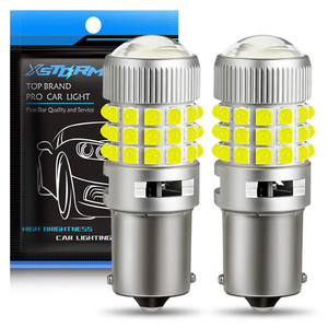 Ampoules LED de clignotants et feux arrière de voiture 1157 1156 BA15S BAU15S BA15D BAY15D 3156 3157 7440 7443 42SMD <span class=keywords><strong>3030</strong></span> - Product Image 1