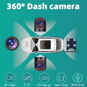 กล้องติดรถยนต์ Mini WIFI 4 ช่องทาง ความละเอียด 1080P กล้องคู่ พร้อมระบบมองเห็นในเวลากลางคืนด้วยอินฟราเรด บันทึกแบบวนซ้ำ เลนส์มุมกว้าง หน้าจอ IPS กล้องบันทึกวีดีโอในรถยนต์ บล็อกบ็อกซ์สีดำ - Product Image 3