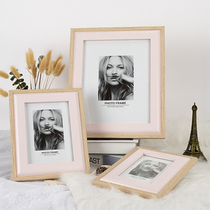 Hofine tùy chỉnh eorape phong cách <span class=keywords><strong>A4</strong></span> MDF nhà tường trang trí màu hồng nóng khung ảnh đầy màu sắc Album ảnh trang trí tường - Product Image 4