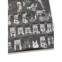 Kit de 32 pieds presseurs pour machine à coudre, accessoires de tricot domestiques pour Brother, Babylock, Singer, Janome, Elna, Toyota