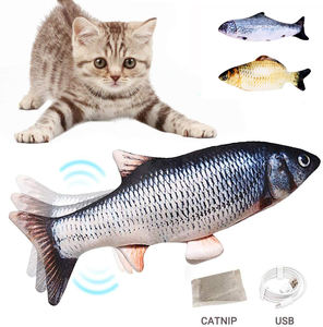 ZMaker-Pez oscilante interactivo, juguete para gatitos, Gato móvil eléctrico, pez Kicker - Product Image 1