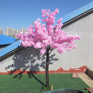 실내 옥외 훈장을 위한 주문 10ft 큰 백색 가짜 벚꽃 가짜 사쿠라 나무 큰 인공적인 벚꽃 나무 - Product Image 3