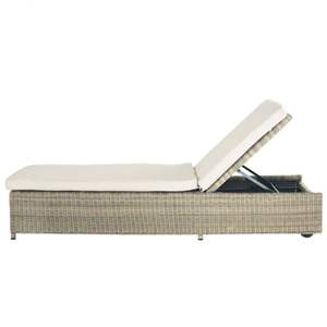 Outdoor Waterproof Polyester Sun Lounge Cushion Wholesale Replacement Beach <strong>Chair</strong> Seat Cushion for Hotel <strong>Garden</strong> Furniture - Product Image 5