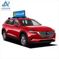 LEDIUP Taxi Top Led Display Double Side Scrolling Text Message Car LED Sign Board screen