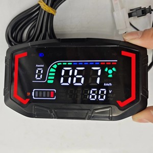 KIT pasang sepeda MOTOR BLDC 12 inci, + pengontrol + tampilan + Grup BRAKKE cakram + tuas rem + katup + perakitan lampu - Product Image 6