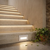 Lampe murale LED 3W durable, moderne et simple, encastrée, pour escalier, couloir