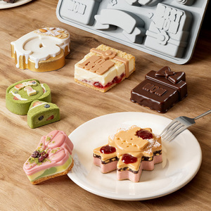 Moldes de Silicona Antiadherentes con Temática del Día de la Madre, Moldes de Silicona Reutilizables de Grado Alimenticio, Lindos Moldes Magnéticos de Silicona para Chocolate, Dulces y Hielo - Product Image 2