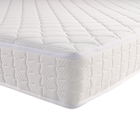 Matelas en tissu 3D à dureté modérée, mousse à mémoire de forme amovible et fibres d'air 4D, matelas à ressorts ensachés indépendants à double usage