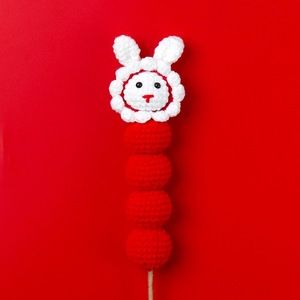 Ramo de Girasoles y Conejos Hecho a Mano para Año Nuevo, Regalo Creativo de Ganchillo con Hilo para Cumpleaños de Niñas - Product Image 6