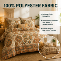Fournisseurs chinois de tissu textile pour draps en microfibre 100% polyester, tissage uni, imprimé fleuri, blanchi, 80 g/m²
