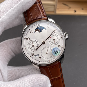 Montre mécanique de luxe pour homme, phase de lune, calendrier perpétuel, multifonctionnelle et complexe, vente en gros d'usine. - Product Image 2