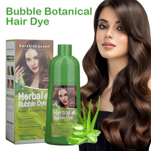 Offre Spéciale – Shampooing Colorant Capillaire Bio 3-en-1 aux Plantes Naturelles Marron – Soin Permanent et Herbal pour Cheveux - Product Image 2