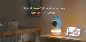 B2 bé màn hình 3D giảm tiếng ồn khóc phát hiện tầm nhìn ban đêm <span class=keywords><strong>WIFI</strong></span> máy ảnh 360 độ xoay bé Màn hình Mini máy ảnh - Product Image 3