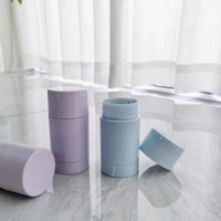 Bouteilles de déodorant vides écologiques de 50 ml à visser, cylindriques, avec bouchon rotatif, pour remplissage de stick – Vente chaude
