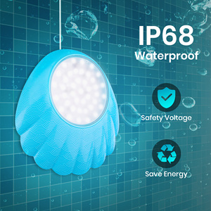 2 cái <span class=keywords><strong>LED</strong></span> hồ bơi ánh sáng với ứng dụng điều khiển & hẹn giờ <span class=keywords><strong>RGB</strong></span> Dimmable IP68 không thấm nước dưới nước đèn cho inground mặt đất hồ bơi, 32ft dây - Product Image 5